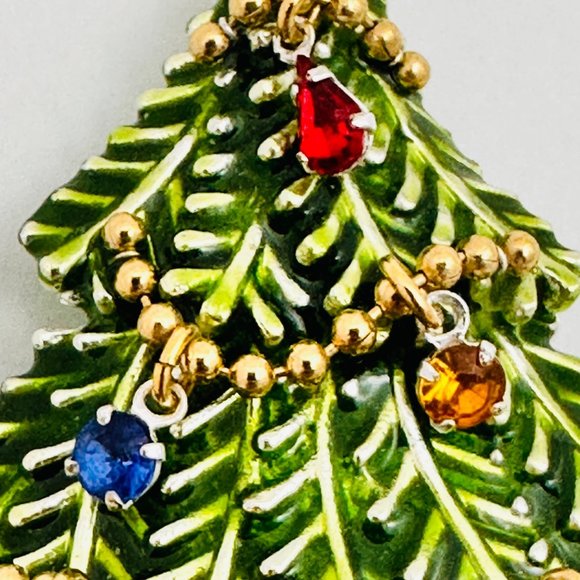 Avon Collectible 2008 Large Christmas Tree Brooch/Pin - Picture 7 of 9